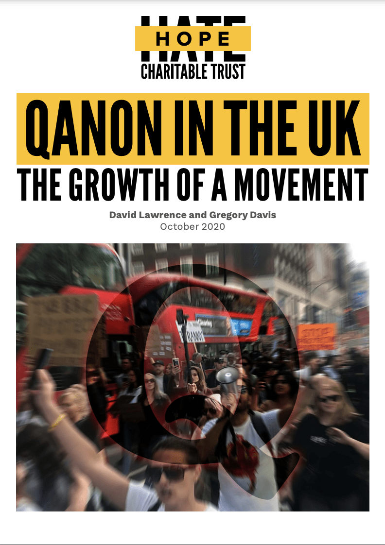 Cover of QANON In the UK: Growth of a Movement