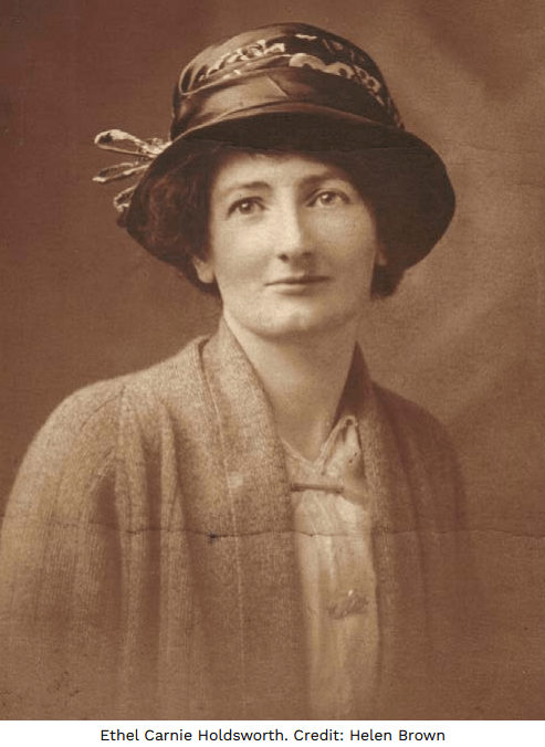 Ethel Carnie Holdsworth. Credit: Helen Brown
