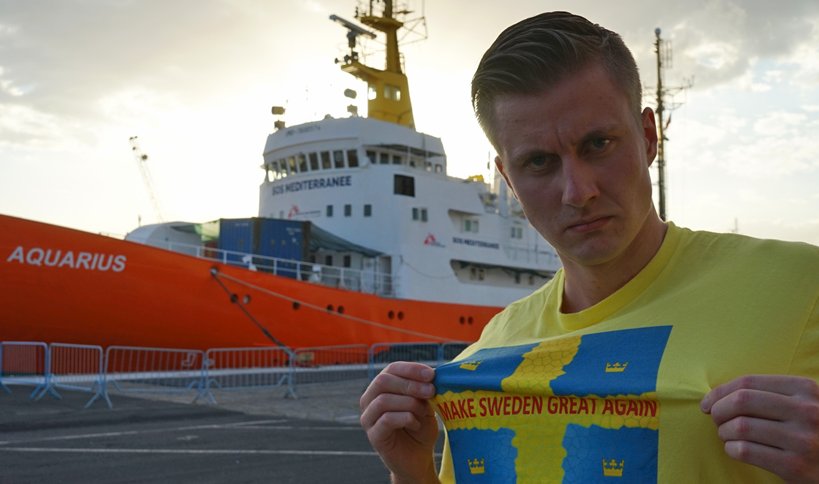 EXCLUSIVE: Far-right vlogger and Defend Europe supporter Peter Sweden?s real identity revealed
